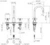 Dornb 3-Loch-Waschtischbatterie TARA m Ablaufgarnitur Produktbild-Vorschau 5