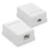kwmobile 5x CAT 6A Aufputz Netzwerkdose 1 Port - RJ45 Produktbild-Vorschau 3