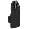 A black tool pouch with a yellow clip on a white background. Podgląd zdjęcia produktu