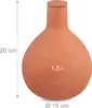Relaxdays Ollas, zestaw 2 szt., 1,5 l, glina, nawadnianie Podgląd zdjęcia produktu 4
