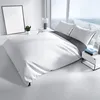 Bettwäsche Set Baumwolle 135x200 cm Weiß Wende Design mit Produktbild-Vorschau 5
