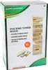 XL Holzturm Stapelspiel 50cm Holz Wackelturm Produktbild-Vorschau 4