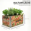 Mega Holz Hochbeet aus Kiefer 120x80x20 cm - Palettenrahmen Produktbild-Vorschau 3