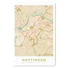 MuchoWow® Mauspad Mousepad Hattingen - Jahrgang - Karte - Produktbild-Vorschau 1