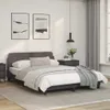 vidaXL Cadre de lit "Dover" Gris 120x200 cm Similicuir Voir les images du produit 10