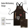 ROUGH SET Büffelleder Grill Koch & Küchen Schürze + Holly Produktbild-Vorschau 6