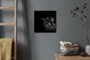 Coloray Uhr auf Leinwand 30x30 cm Wand Uhr Dekoration Produktbild-Vorschau 4
