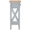 Beistelltisch Grau 27 x 27 x 65,5 cm Holz Produktbild-Vorschau 3