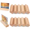 10 Stück Kartenhalter Holz, Stabil Tischkartenhalter Produktbild-Vorschau 1