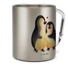 Mr. & Mrs. Panda Thermobecher Pinguin umarmen - Transparent Produktbild-Vorschau 2