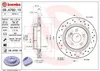 2x BREMBO Bremsscheibe 09.A760.1X 58mm 300mm Produktbild-Vorschau 4