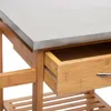 Beistelltisch großes modell schubladen/körbe bambus - 5 Produktbild-Vorschau 8