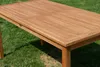 TEAK XL Holztisch 150x80cm Gartentisch Garten Tisch Holz Produktbild-Vorschau 5