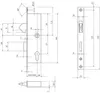 BKS Hakenfallenschloss D40-HF-W-F24X243-EKG-PZ-N8-NISI-OP Produktbild-Vorschau 2