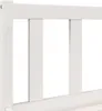 vidaXL Massivholzbett Extra Lang ohne Matratze Weiß 90x220 Produktbild-Vorschau 9