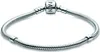 A silver Pandora bracelet with a clasp featuring the Pandora logo. Podgląd zdjęcia produktu