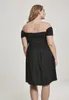 Dámské šaty Urban Classics Ladies Smoked Off Shoulder Dress Náhled obrázku produktu 8