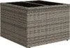 vidaXL 11-tlg. Garten-Sofagarnitur mit Kissen Grau Poly Produktbild-Vorschau 6