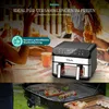 Heißluftfritteuse 10L Airfryer, Doppel Heissluftfritteuse 2 Produktbild-Vorschau 5