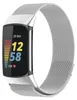 Für Fitbit Charge 6 / 5 Metall Stahl Mesh Armband mit Produktbild-Vorschau 1