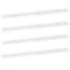 vidaXL Étagères murales 4 pcs. Blanc brillant 100x9x3 cm Voir les images du produit 1