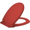 A red toilet seat and lid are shown against a white background. Anteprima dell’immagine prodotto