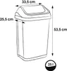 Keeeper recyklačný kôš 25 l Transparent Transparent One Náhľad obrázku produktu 9