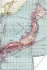 MuchoWow® Poster Weltkarte - Vintage - Japan 60x90 cm - Produktbild-Vorschau 1