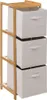 Regal "tidy box" mit 3 körben aus braunem bambus - 5 five Produktbild-Vorschau 3