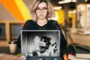 MuchoWow® Laptop Aufkleber Sticker Cover Frau - Vintage - Produktbild-Vorschau 5