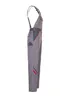 Side view of gray overalls with red and dark gray accents. Produktbild-Vorschau