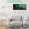 Große digitale Wanduhr mit LED-Bildschirm, Wecker und Produktbild-Vorschau 3