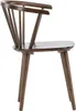 Bobby chaise de salle à manger avec accoudoirs bois mocca Voir les images du produit 12