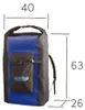Packsack blacu/schwarz für Gumotex Thaya Schlauchkajak aufblasbar 2+1 Personen rot, Produktbild-Vorschau