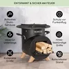 Blumfeldt Feuerschale mit Grillrost, Outdoor Produktbild-Vorschau 4