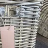 Rattan Pflanzkorb Set 3 Stück Kubu Grau quadratisch mit Produktbild-Vorschau 12