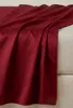 Spannbettlaken aus Satin-Baumwolle 200x220 Bordeaux Produktbild-Vorschau 2