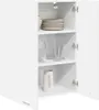 vidaXL Hängeschrank mit Speicher Weiß 60 x 31 x 80 cm Produktbild-Vorschau 3