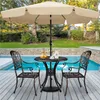 Yaheetech Gartentisch Balkontisch mit Schirmloch Produktbild-Vorschau 2
