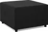 Sitzpouf für das Wohnzimmer 70 x 70 cm, Schwarz Produktbild-Vorschau 1