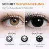 Halloween Kontaktlinsen ohne Stärke – Gruselige Vampir & Produktbild-Vorschau 5