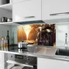 Küchenrückwand Spritzschutz Glas mit Motiv Motorradsonne 40 Produktbild-Vorschau 2
