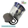 A vacuum cleaner dust container with a filter, shown against a white background. Produktbild-Vorschau