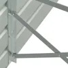 vidaXL Garten-Hochbeet Verzinkter Stahl 400×80×77 cm Grau Produktbild-Vorschau 2