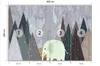 Muralo Selbstklebende Fototapete Bäume Elefant ABSTRAKTION Produktbild-Vorschau 2