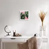 Poster - Poster ohne Rahmen - Monstera Blatt Rosa - 30x30 Produktbild-Vorschau 5