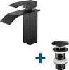 Auralum Waschtischarmatur Wasserfall Wasserhahn + Produktbild-Vorschau 1