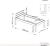 TUGA-Holztech Pfostenbett (Fichte) "Daybett" Massivholz 100 Produktbild-Vorschau 5