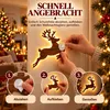 LED Weihnachtsdeko Rentier 7-teilig, 3D Holz Wanddeko, Produktbild-Vorschau 4