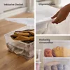 Rotho opbergbox met deksel, 10 liter, blauw, set van 6, Productafbeelding-voorbeeld 5